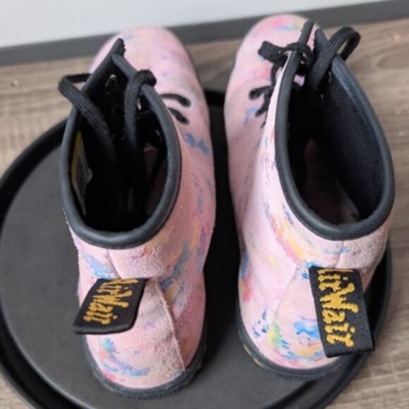 Dr. Martens Sheridan Women's Confetti Suede Casual Boots Size 9 Y2K Whimsygoth - Picture 9 of 11